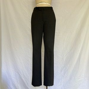 Ann Taylor charcoal dot dress pants size 6